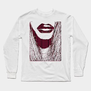 Typography Beautiful Popart Trippy Women Long Sleeve T-Shirt